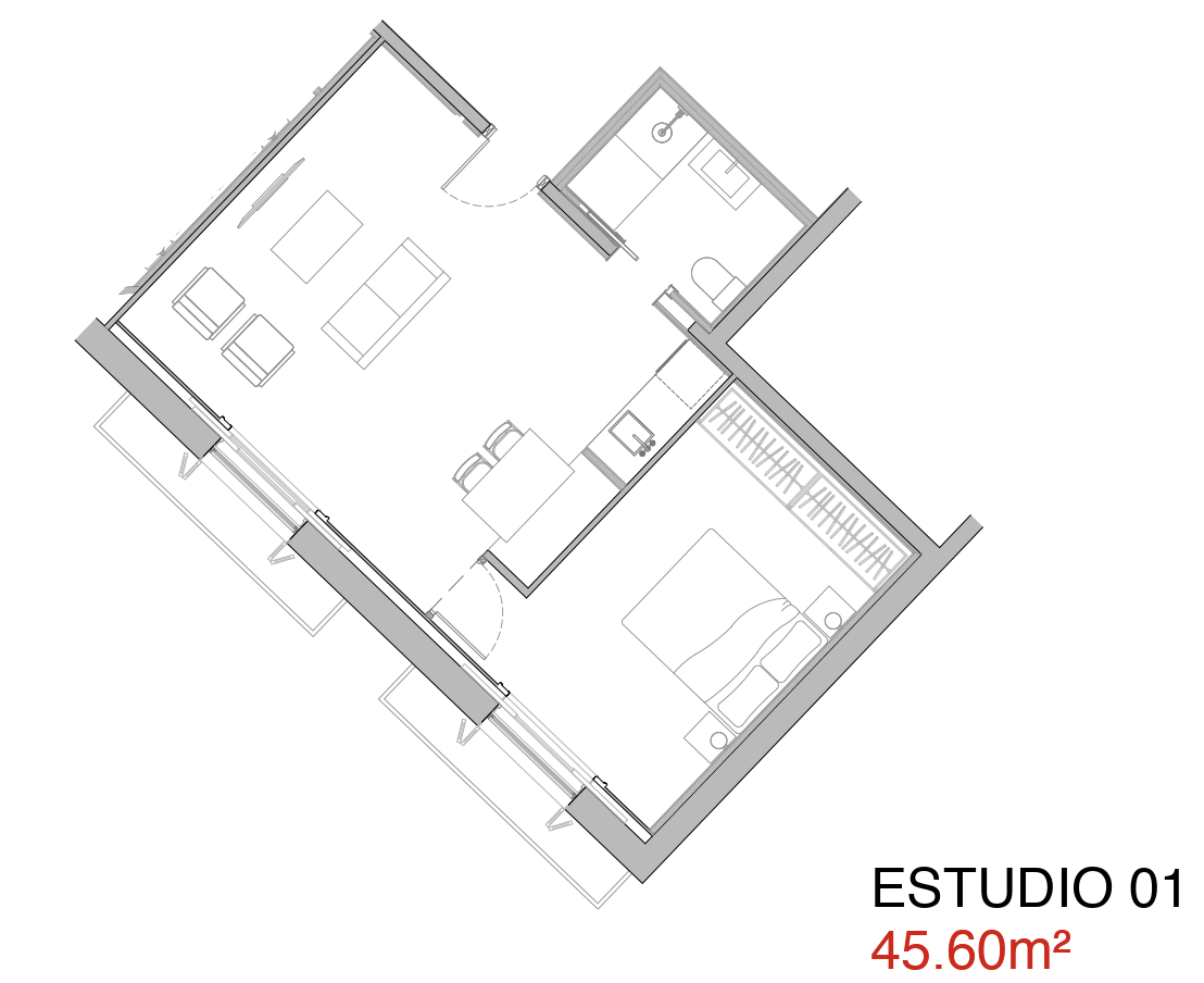 Estudio 1 – 45m², imagen 23
